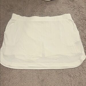 Women's White Skort